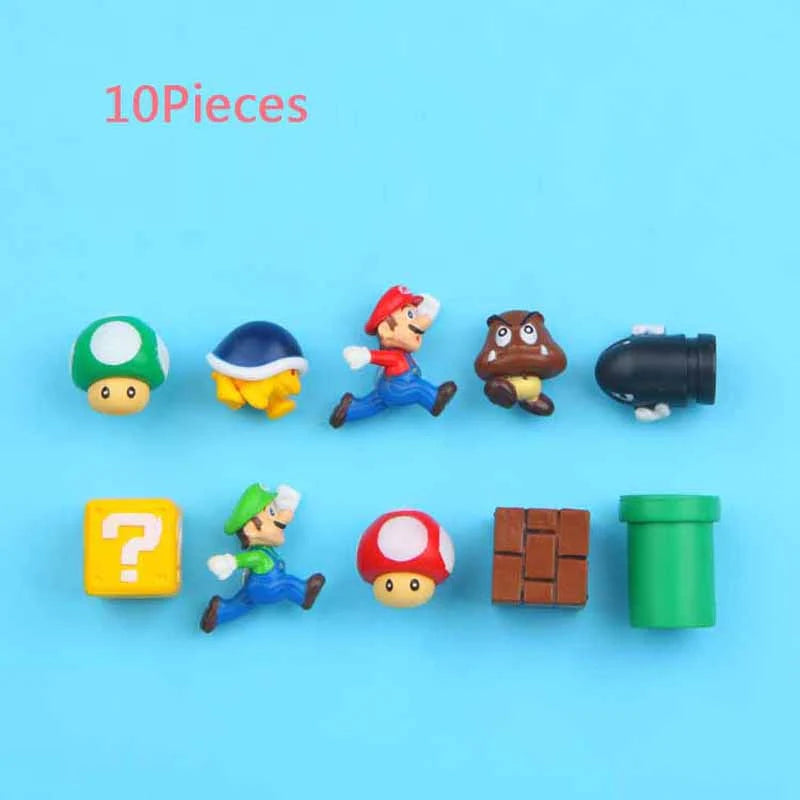 3D Super Mario Wall Magnet Toy and Decoration