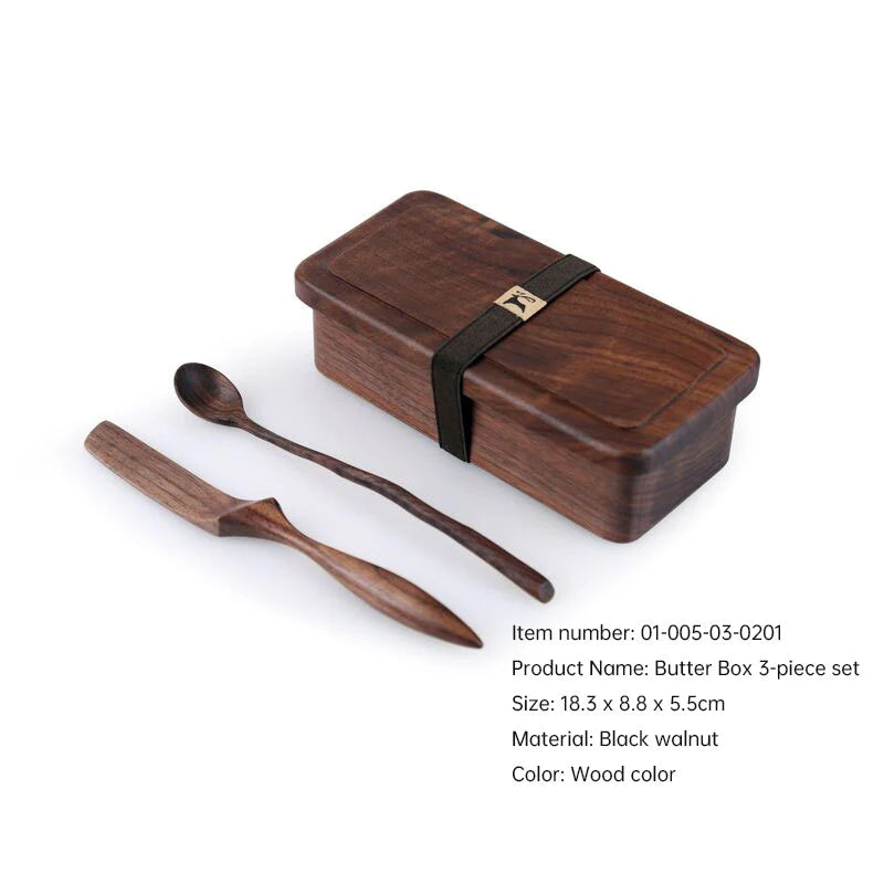 Imported Nordic Style Black Walnut Wooden Kitchen Utensils